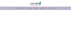 Desktop Screenshot of cedar-ridge.com